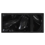 Black Snake Print Trifold Wallet