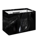 Black Snake Print Utility Tote Bag