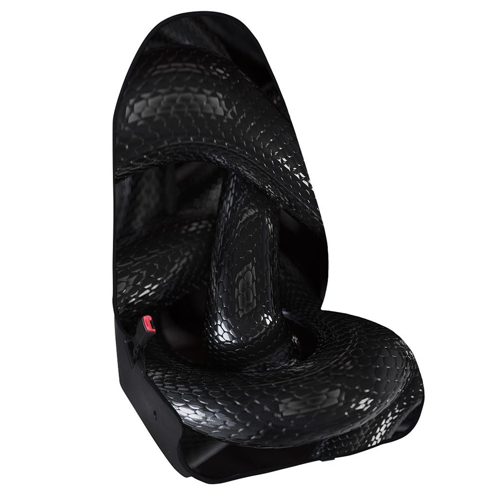 Black Snake Print Waterproof Car Seat Cover
