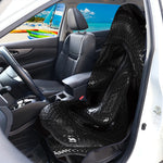Black Snake Print Waterproof Car Seat Cover