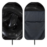 Black Snake Print Waterproof Car Seat Cover