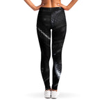 Black Snake Print Women's Leggings