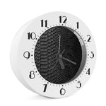 Black Snakeskin Print Alarm Clock