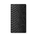 Black Snakeskin Print Baby Crib Sheet