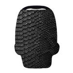 Black Snakeskin Print Baby Seat Cover