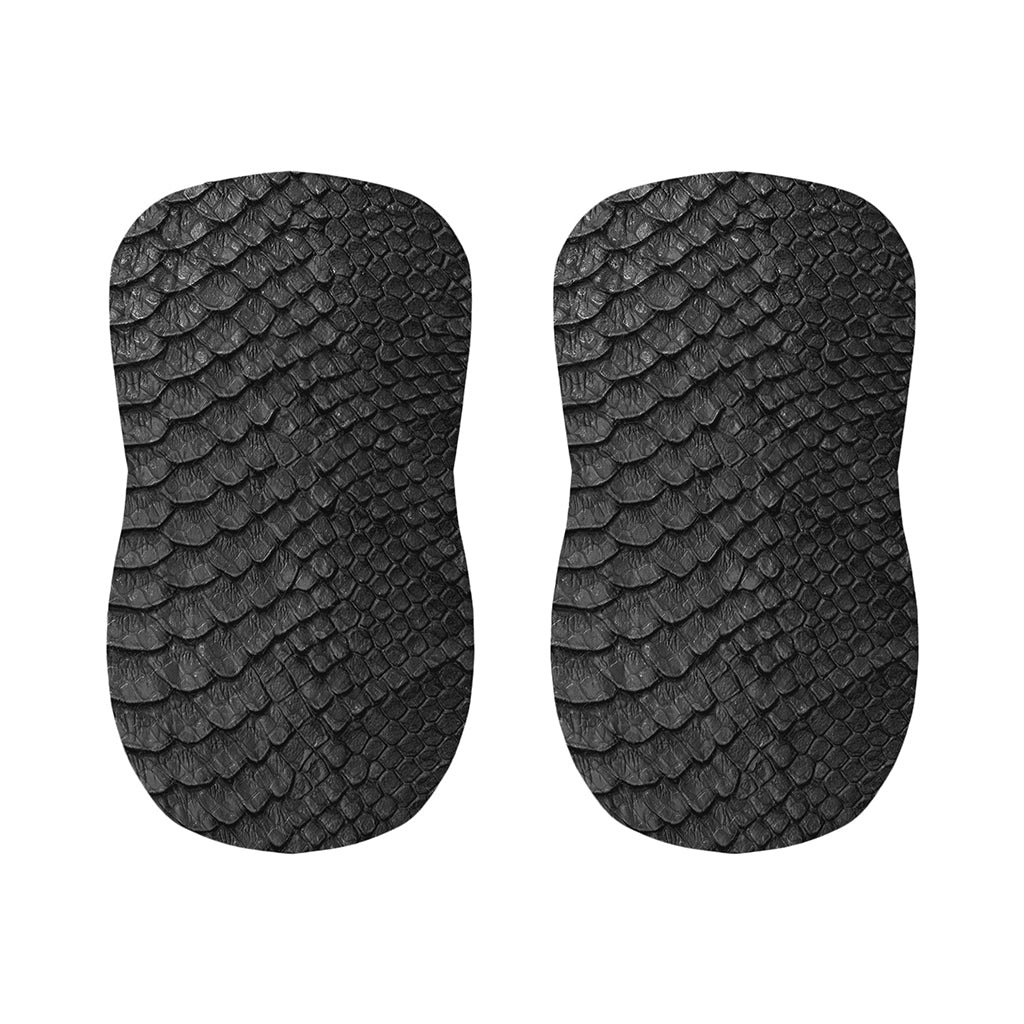 Black Snakeskin Print Bar Stool Covers