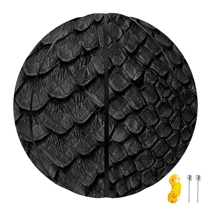 Black Snakeskin Print Basketball