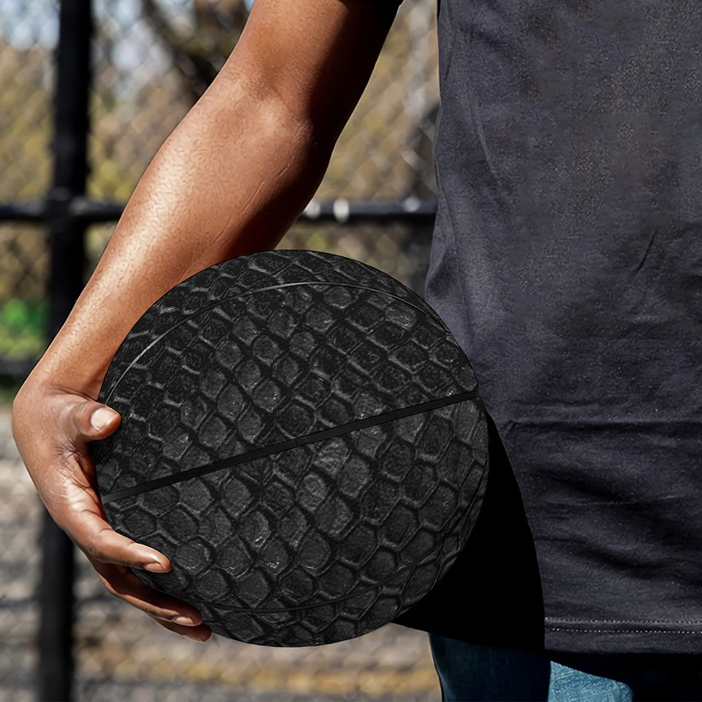 Black Snakeskin Print Basketball