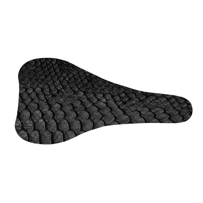 Black Snakeskin Print Bicycle Seat Cover