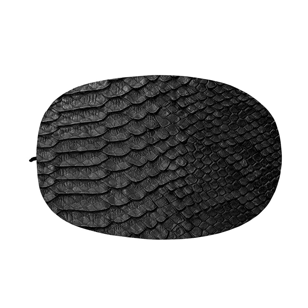 Black Snakeskin Print Car Side Mirror Covers