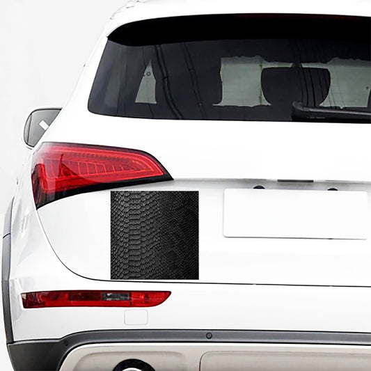 Black Snakeskin Print Car Sticker