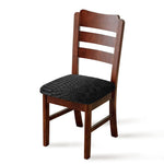 Black Snakeskin Print Chair Cushion Cover