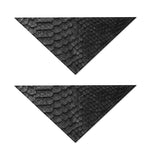 Black Snakeskin Print Dog Bandana