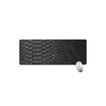 Black Snakeskin Print Extended Mouse Pad