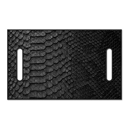 Black Snakeskin Print Golf Cart Seat Cover