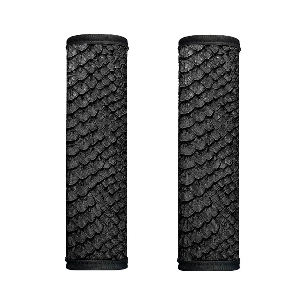 Black Snakeskin Print Handle Covers