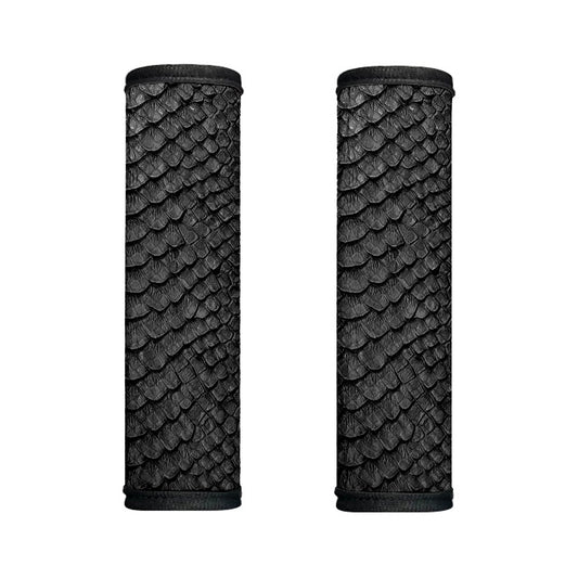 Black Snakeskin Print Handle Covers