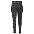 Black Snakeskin Print High-Waisted Pocket Leggings