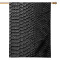Black Snakeskin Print House Flag