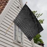 Black Snakeskin Print House Flag