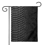 Black Snakeskin Print House Flag