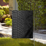 Black Snakeskin Print House Flag