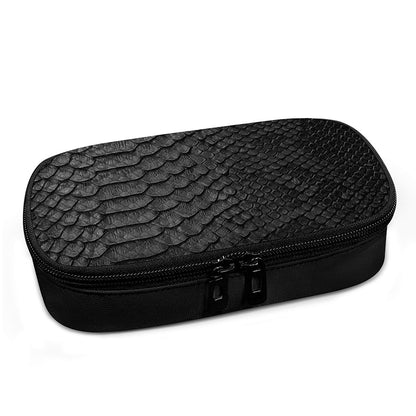 Black Snakeskin Print Insulin Cooler Travel Case