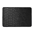 Black Snakeskin Print Kitchen Mat