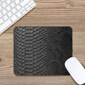 Black Snakeskin Print Mouse Pad