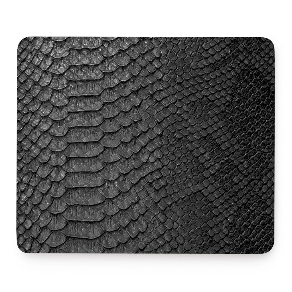 Black Snakeskin Print Mouse Pad