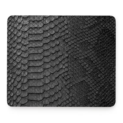 Black Snakeskin Print Mouse Pad