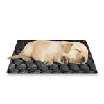 Black Snakeskin Print Pet Cooling Mat Cover