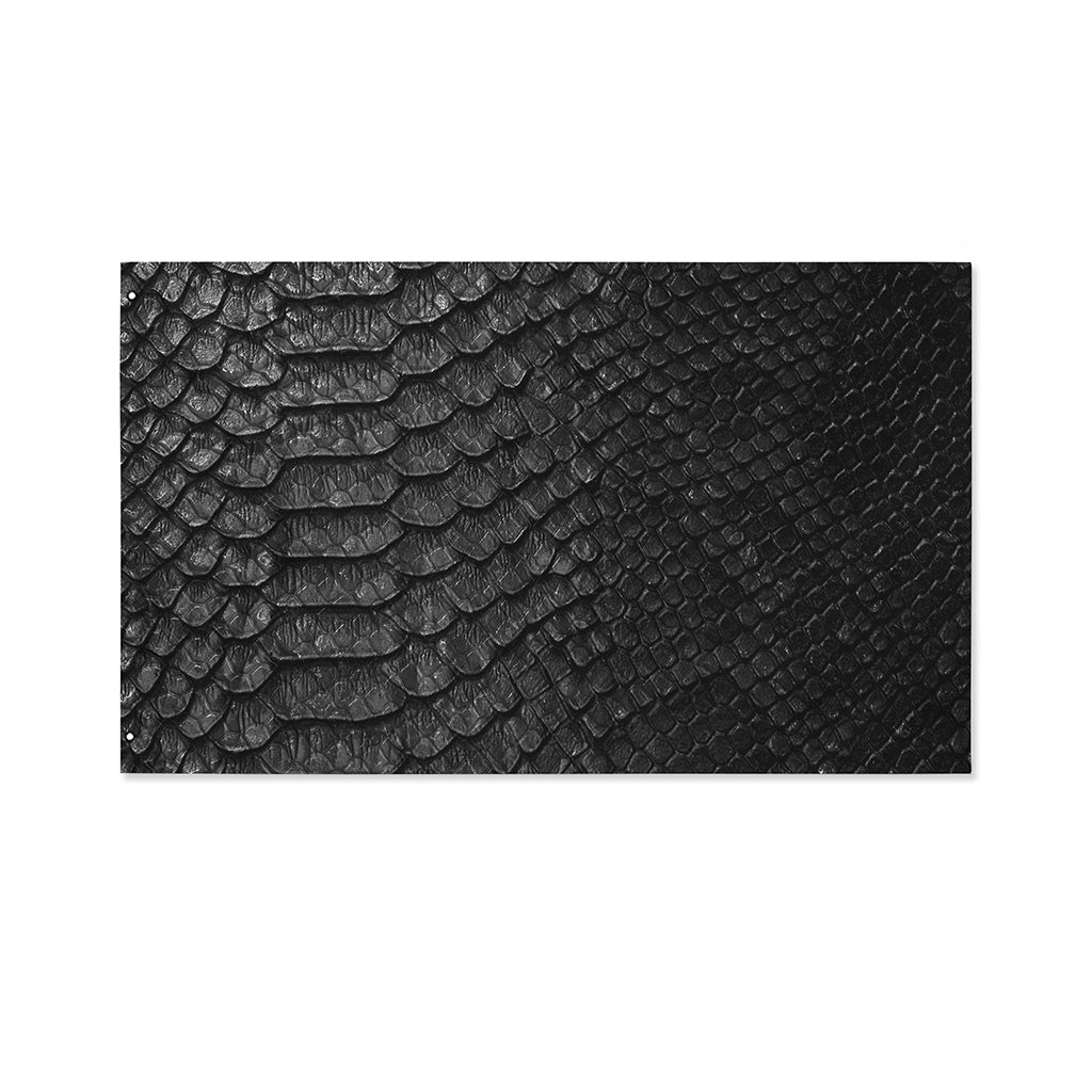 Black Snakeskin Print Polyester Flag