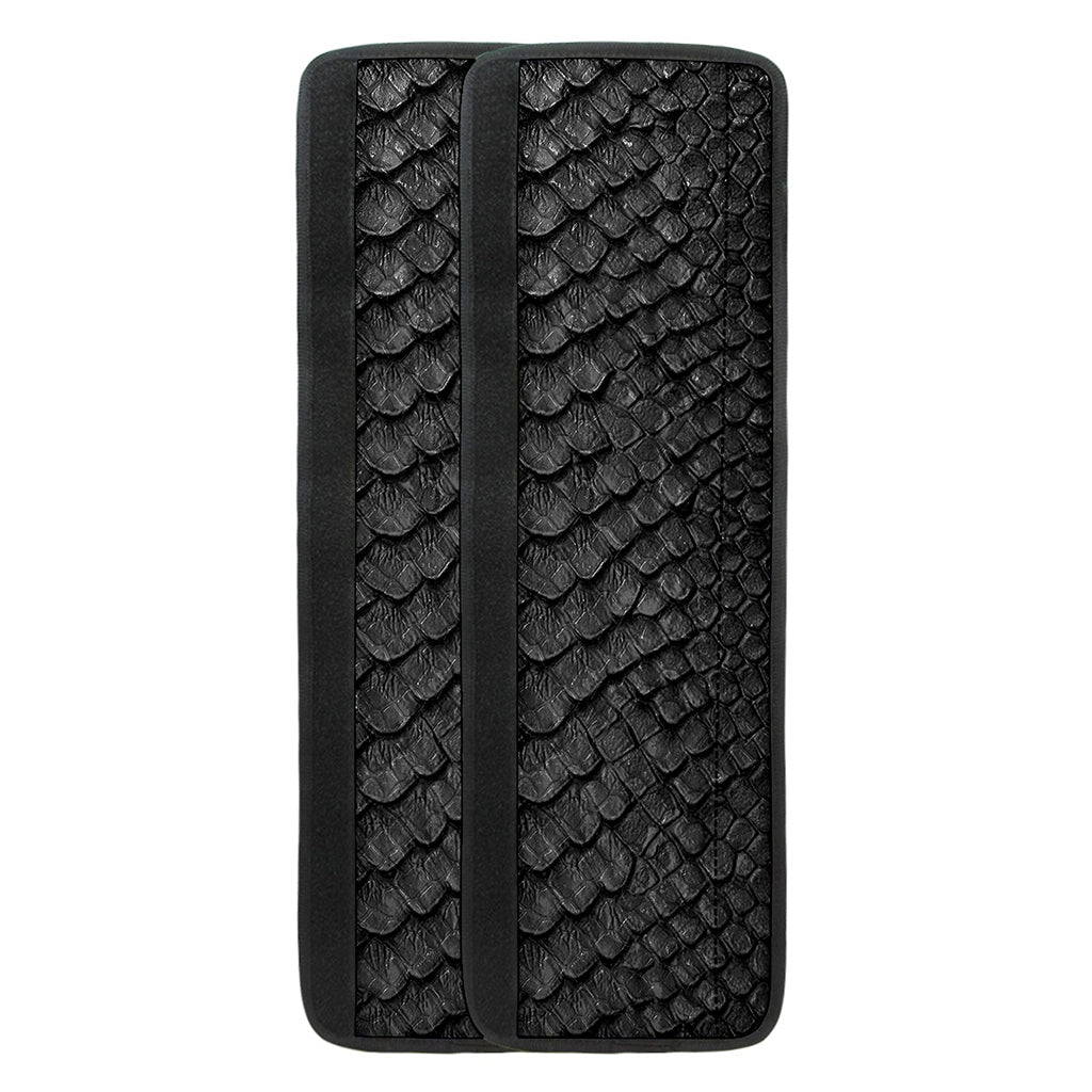 Black Snakeskin Print Refrigerator Handle Covers