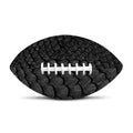Black Snakeskin Print Rugby Ball
