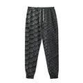 Black Snakeskin Print Sweatpants