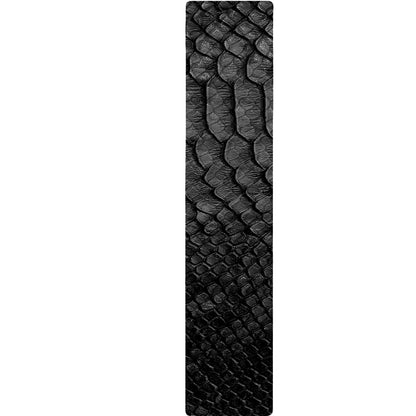 Black Snakeskin Print Table Runner