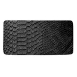 Black Snakeskin Print Towel