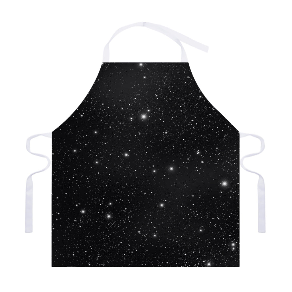 Black Space Print Adjustable Apron