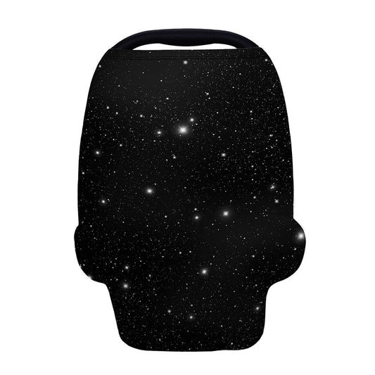 Black Space Print Baby Seat Cover
