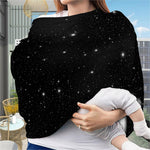 Black Space Print Baby Seat Cover