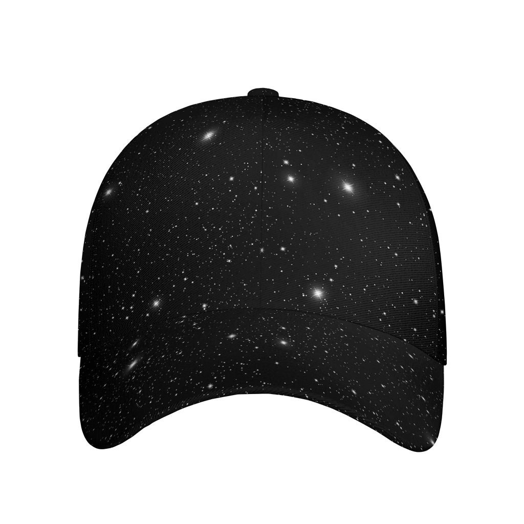 Black Space Print Baseball Cap