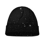 Black Space Print Beanie