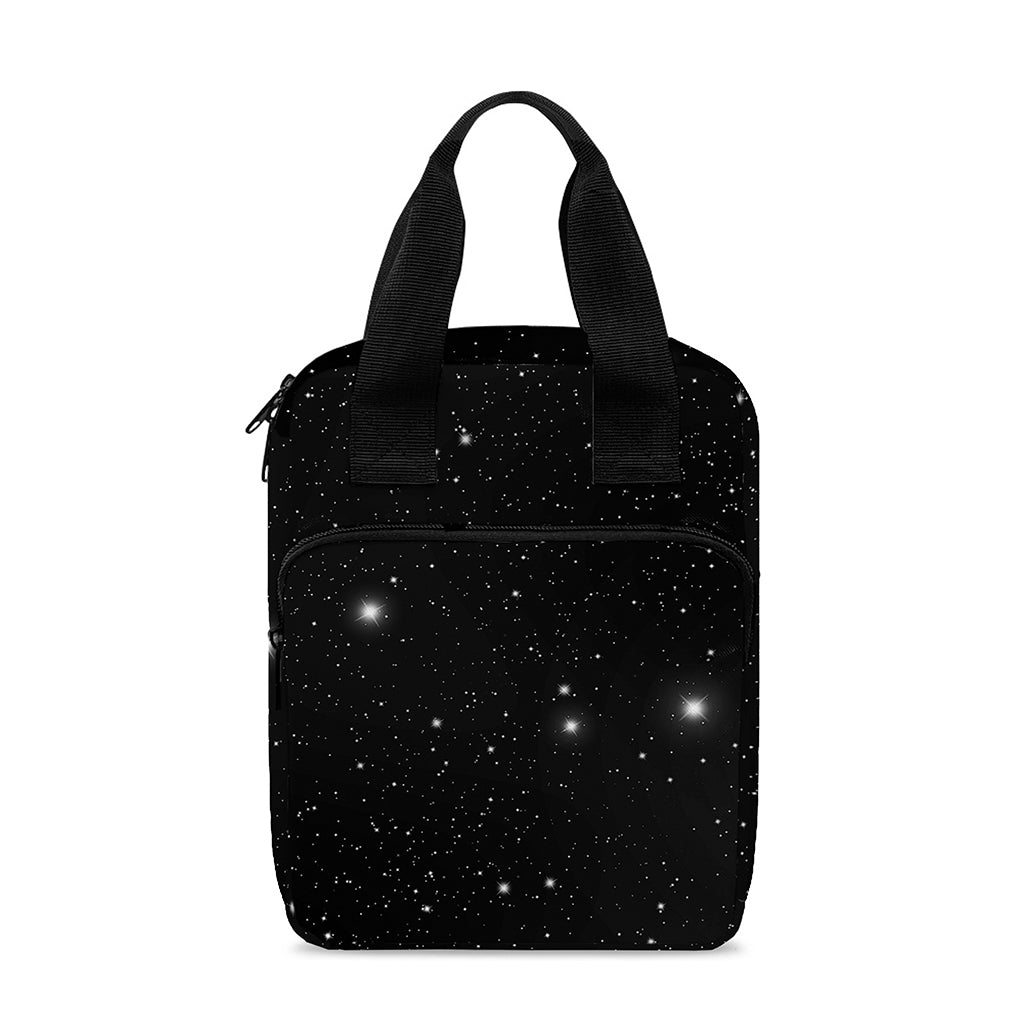 Black Space Print Bible Tote Bag