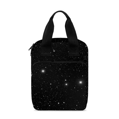Black Space Print Bible Tote Bag
