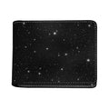 Black Space Print Bifold Wallet