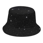 Black Space Print Bucket Hat