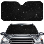 Black Space Print Car Windshield Sun Shade
