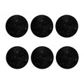 Black Space Print Coaster Set