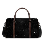 Black Space Print Duffle Bag